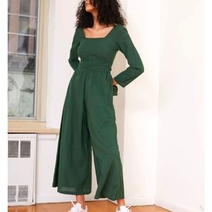 NWT Rujuta Sheth Amber Jumper in Pine Green